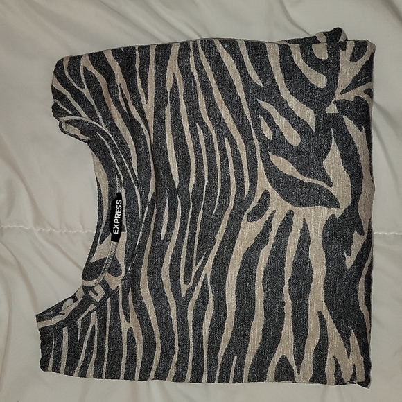 EXPRESS ZEBRA PRINT MATCHING OUTFIT - Picture 3 of 3